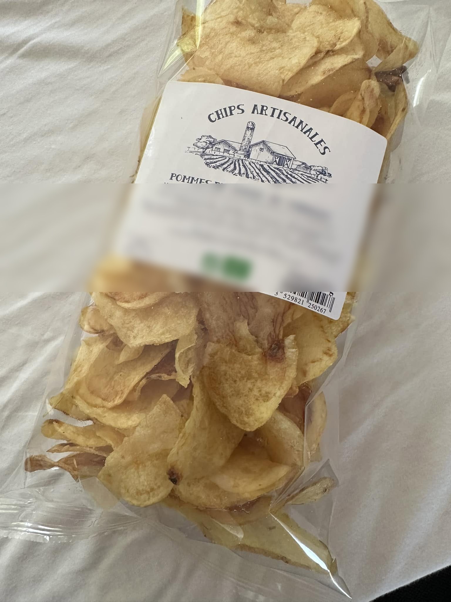 Les chips artisanales « Pommes de terre du Vidalet », produites à la ferme