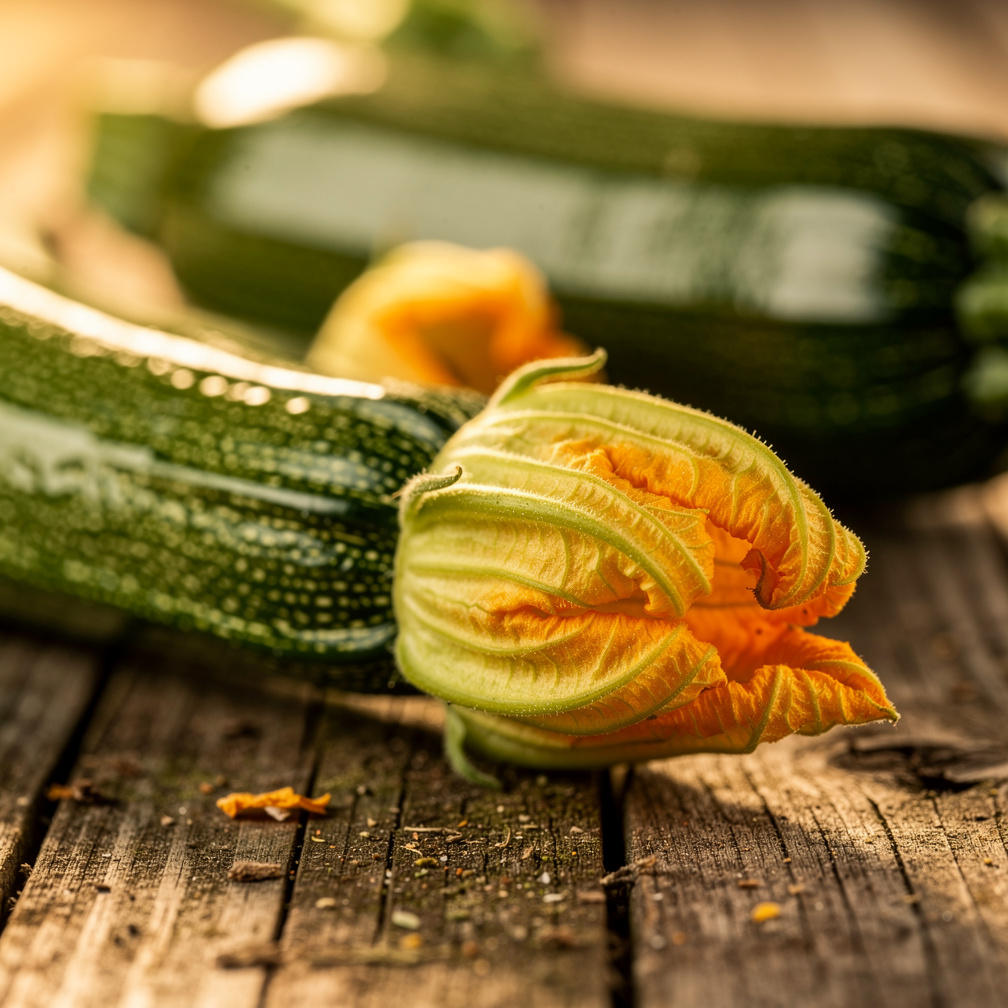 Courgettes & fleurs